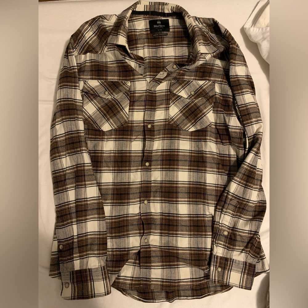 NWT Western Snap Flannel